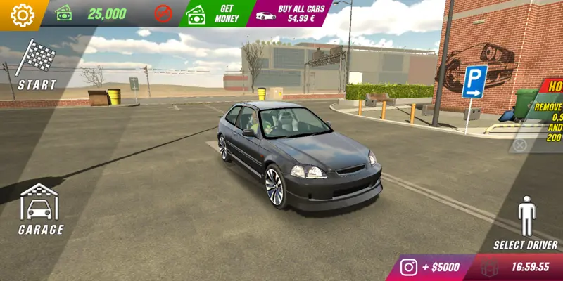 Manual gearbox Car parking android App screenshot 0